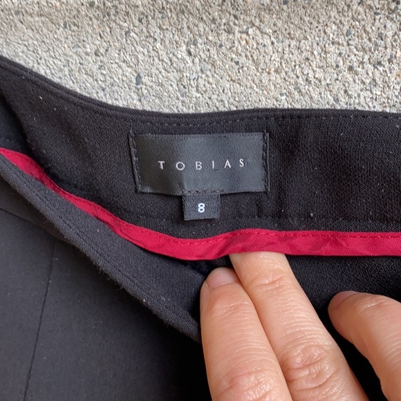 Tobias Tailored Pant in black size 8 - Picture 2 of 5
